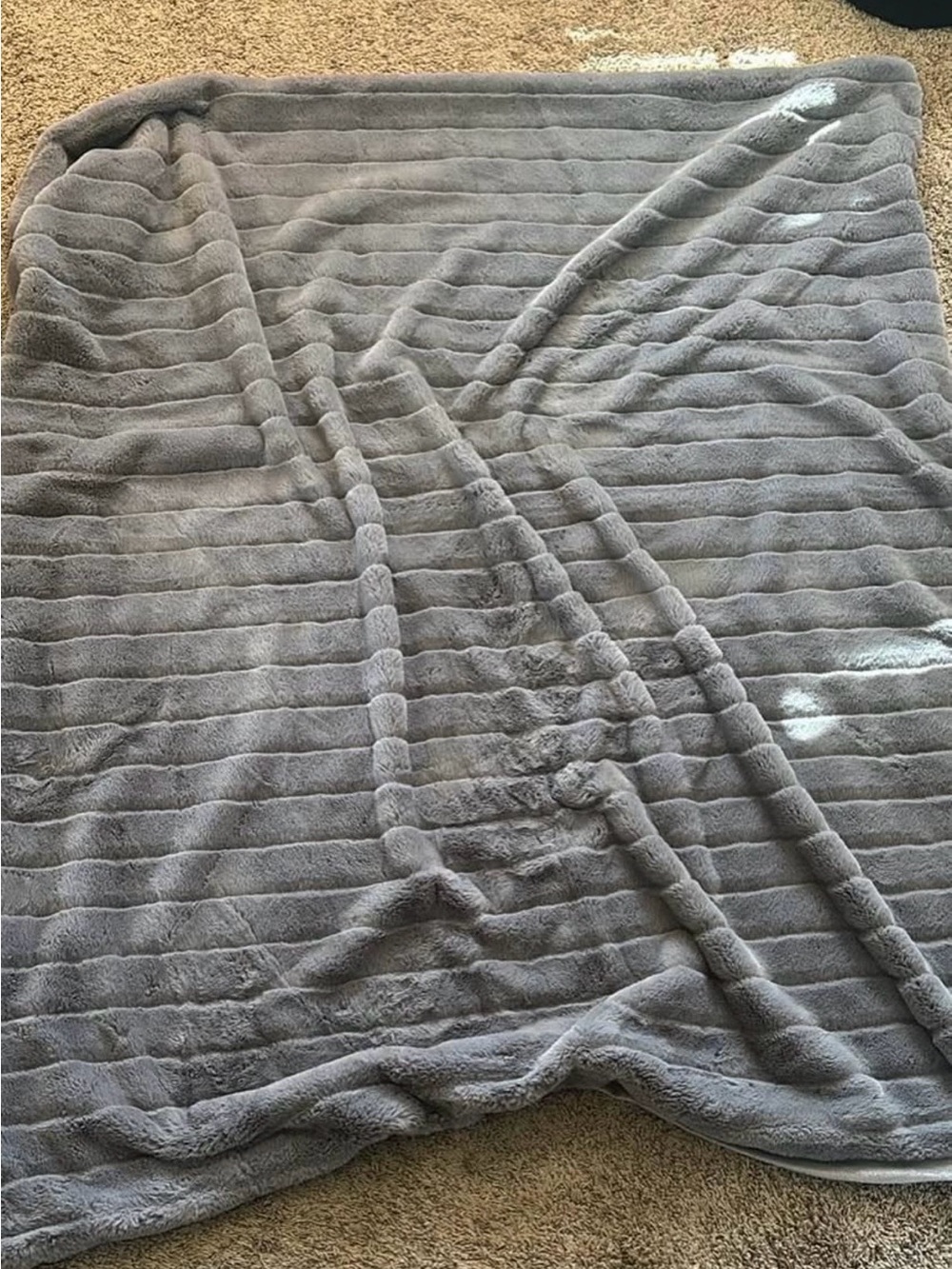 Project 62 Gray Plush Fleece Throw Blanket - Soft Home Bedding